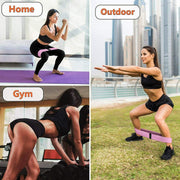 Workout Resistance Bands Loop Set Fitness Yoga Legs & Butt Workout Exercise Band - Hinaguit Health
